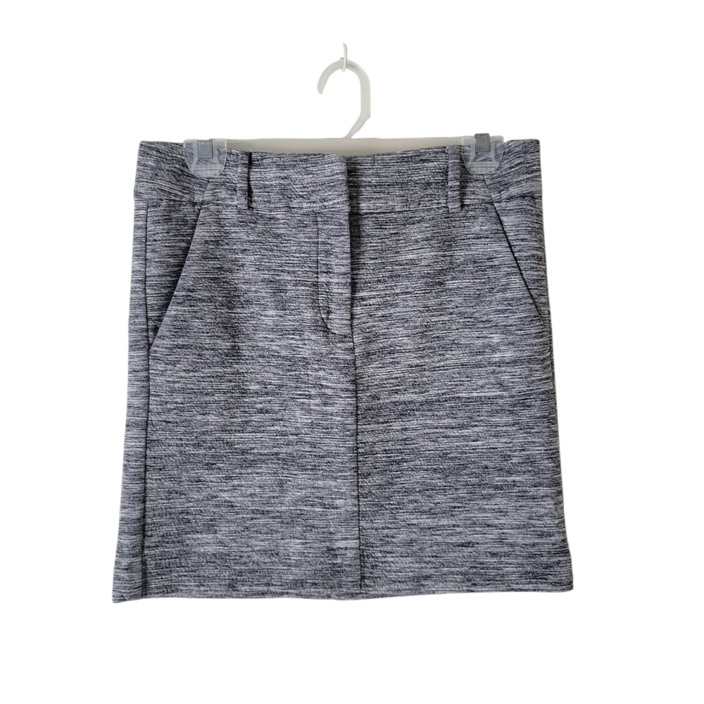 Loft Heather Grey Mini Skirt